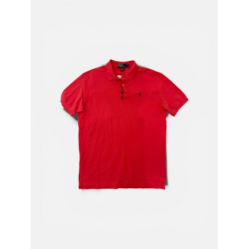 Polo Ralph Lauren Κόκκινη Ανδρική Μπλούζα Polo